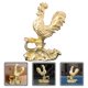 thumbnail image 5 of Estatuilla de gallo artesanal de cobre, escultura de estatua de pollo antigua, decoración pequeña en forma de pollo, 5 of 6