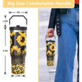 thumbnail image 2 of Sunflower Gifts Cup for Women Girls, 30oz Tumbler with Top Handle and Flip Straw, Stainless Steel Insulated Mug Water Bottle, Sun Flowers Floral Lover Birthday Gift Idea for Him Her, 2 of 6