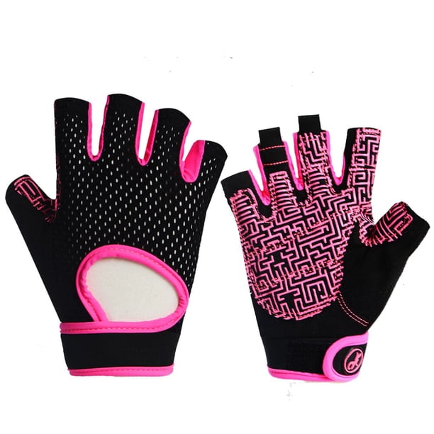 MOREOK-guantes de gimnasio para hombre, manoplas protectoras de palma completa para entrenamiento físico, antideslizantes, para levantamiento de pesas Fivean Guantes deportivos