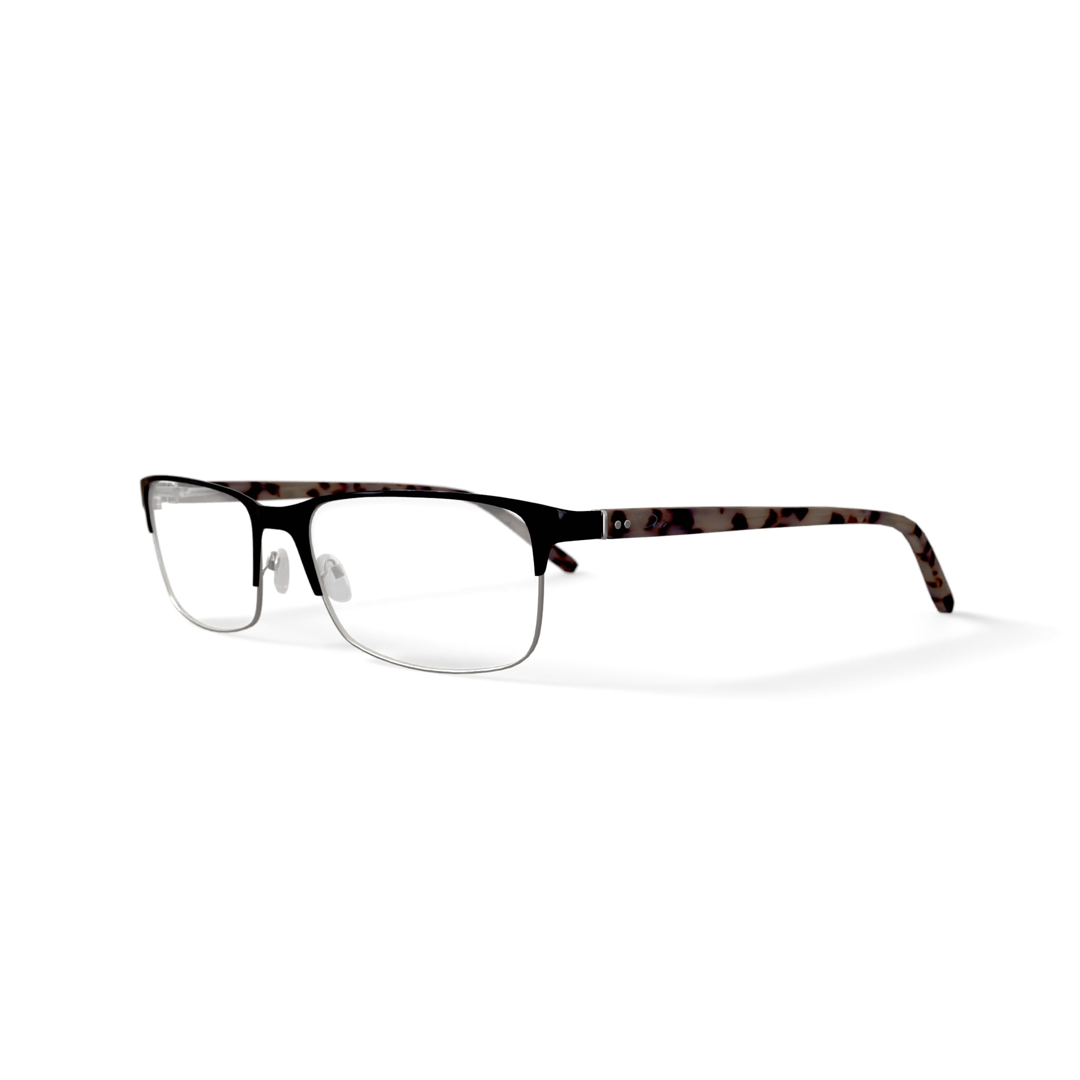 Fatheadz Men's Rectangular Eyeglasses, DE-02040 Butterflyz, Black, 57-18-145, with Case