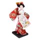 thumbnail image 4 of Muñeca kimono de geisha japonesa, artesanía tradicional, estatua de niña de 9 pulgadas, coleccionable Estilo D, 4 of 9
