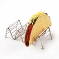 thumbnail image 2 of G.E.T. 4-81828 Stainless Steel Metal Taco Holder / Stand, Holds 4 Tacos, 2 of 2