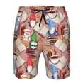 thumbnail image 3 of Balery Gnomes Books Tea Cups Traje de Baño Estilo Hawaiano para Hombre, Shorts de Secado Rápido con Bolsillos-Medium, 3 of 6