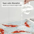 thumbnail image 6 of Easygdp Koi Fish Corals,Spring Summer Microfiber Absorbent Dish Drying Pad,Kitchen Drying Mat,Can Be Hung, Strong Water Absorption Capacity,Quick Drying, 6 of 9