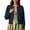 Navy, variant on ZHOGXU Lightweight Cardigan For Women Soft Knit Button Front O Neck Sweater Jacket Fashion,Workout Daily Wear,Coffee,XL