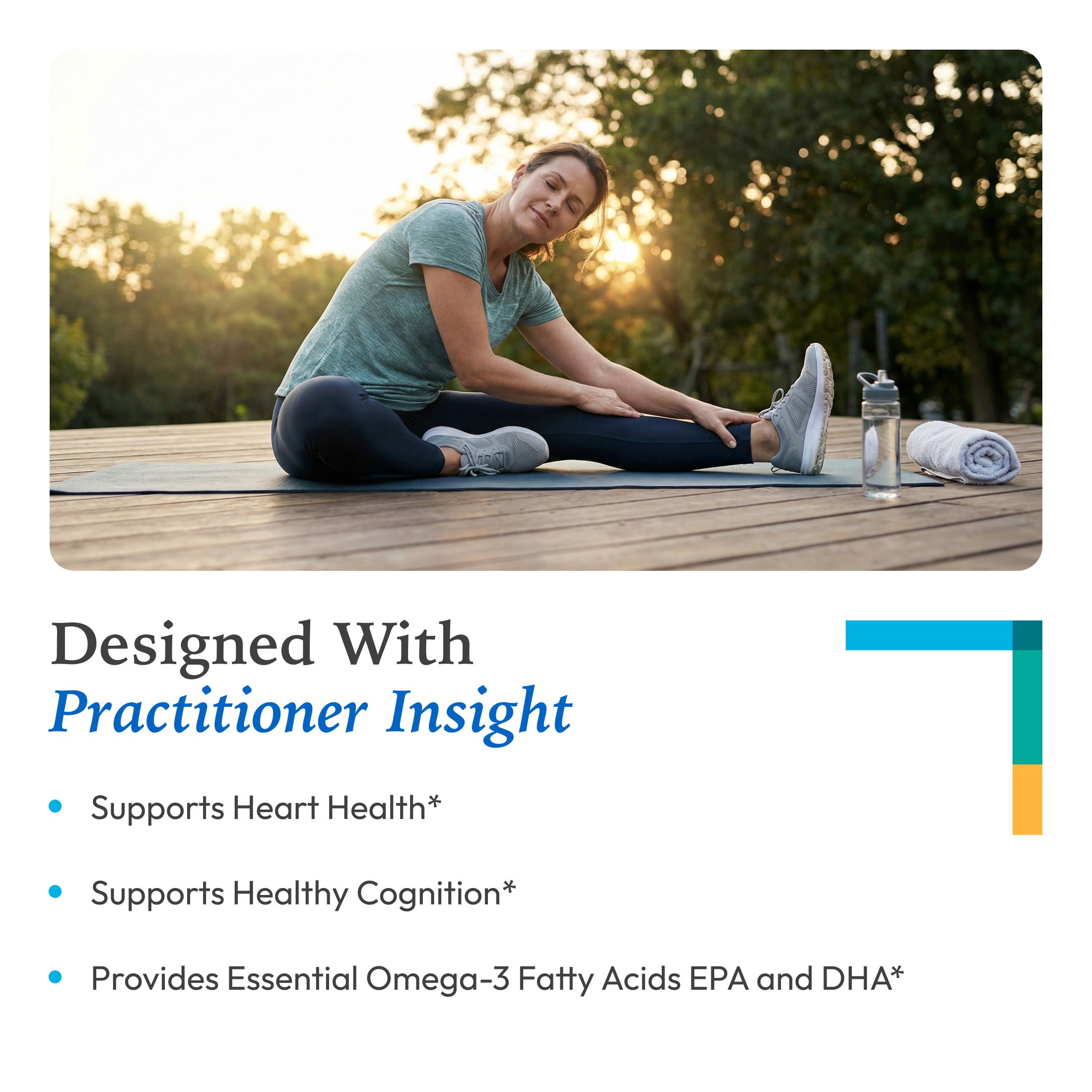 XYMOGEN Omega MonoPure 1300 EC - Heart & Brain Support - DHA & EPA Omega-3 Fish Oil - Monoglyceride High Absorption Softgels - Enteric Coated - 60 Softgels