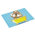 thumbnail image 2 of Easygdp Dog Takes A Bath In The Bathtub Microfiber Absorbent Dish Drying Pad,Kitchen Drying Mat,Can Be Hung, Strong Water Absorption Capacity,Quick Drying, 2 of 9