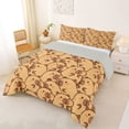 thumbnail image 2 of Manfei Cartoon Animal Print Full Size Comforter Sets,Cute Capybara Bedding Comforter Set,Brown,Light Gray Reversible,3 Pieces,1 Comforter and 2 Pillowcases, 2 of 7