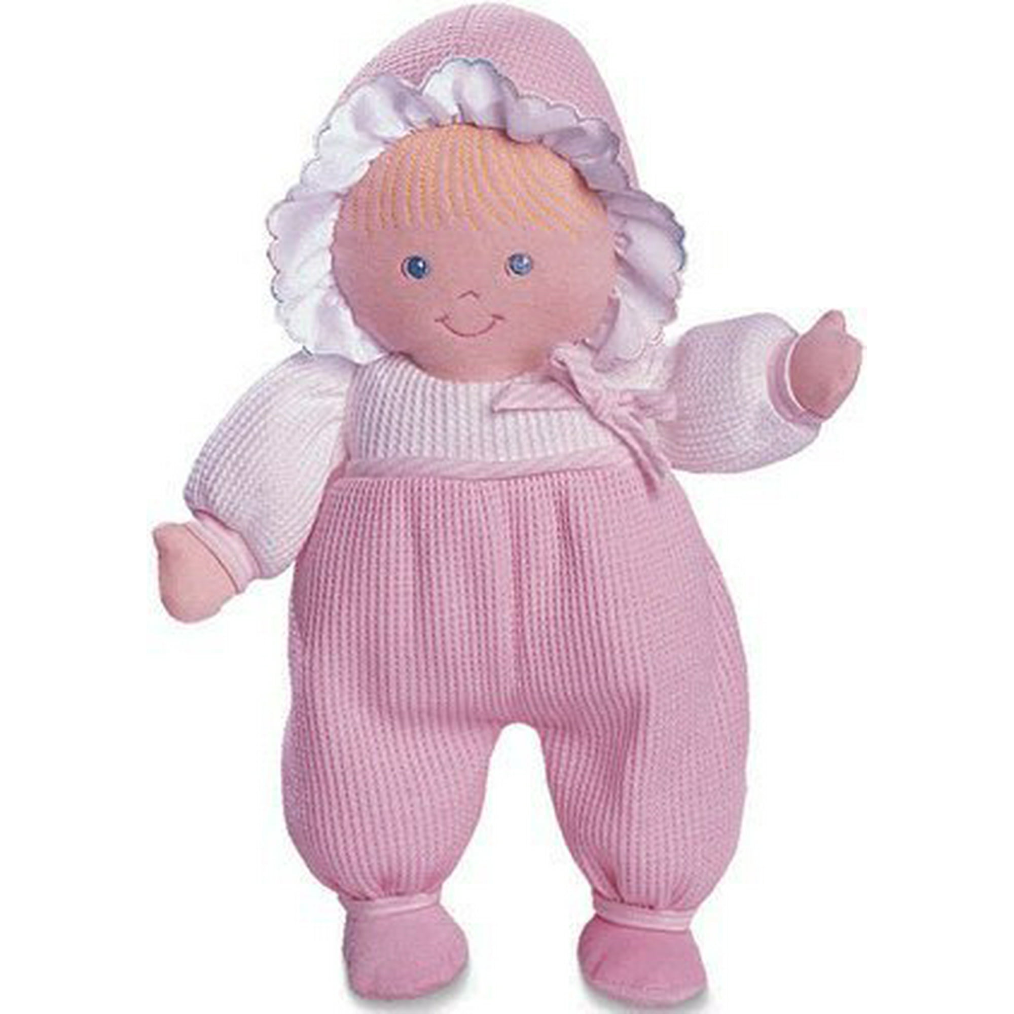 Genius Baby Toys My First Baby Girl Eden Doll and Lovey in Pink Thermal 12 Walmart