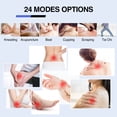 thumbnail image 5 of Unidad TENS NURSAL con 12 almohadillas de repuesto, estimulador muscular para cuello, espalda y ciática, masajeador electrónico recargable con 24 modos y 20 intensidades., 5 of 5