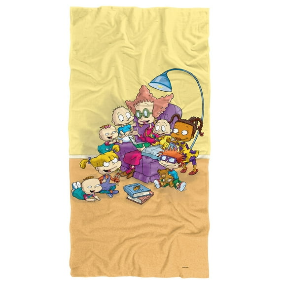 Rugrats Beach Towel, 30"x60", Rugrats Get Caught Reading Beach Towel