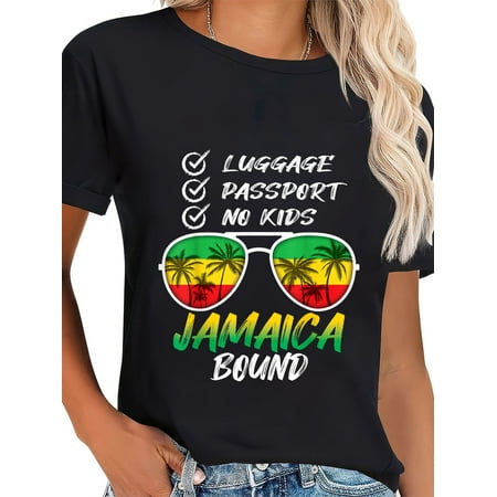 100% Cotton Jamaican Travel Vacation Trip Outfit To Jamaica Men Women T-Shirt