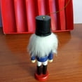 Set of 6 Christmas Wooden Nutcracker Soldier with Weapons ornament
