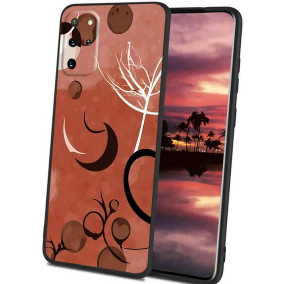 Compatible with Samsung Galaxy S20+ Plus Phone Case, Moon-Abstract-175 Case Men Women, Flexible Silicone Shockproof Case for Samsung Galaxy S20+ Plus
