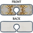 thumbnail image 5 of 4Pcs SKYSONIC Faucet Absorbent MatBaroque Ornament Washable Counter Drying Pads Behind Faucet, 5 of 7