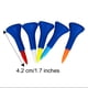 thumbnail image 5 of Lote de 5 tees de golf profesionales de plástico Juego de tees de golf para hombres y mujeres Práctica de golfista Corto, 5 of 8