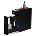thumbnail image 5 of Patiojoy Storage Cabinet House Furniture Floor Cabinet Drawers Stand Storage Black MDF, 5 of 7