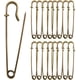 thumbnail image 1 of 15 imperdibles (color bronce) de 10 cm de imperdible grande, imperdibles grandes para ropa, cuero, lienzo, manualidades, faldas, faldas escocesas, imperdibles extra anchos Excelente Rendimiento ER019462WL, 1 of 5
