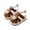Brown, variant on Bixock Toddler Shoes Girls Boys Sandals Kids Shoes Infant Unisex Soft Sole Squeaky Sandals with Bear Non Slip First Shoes 0-2Years
