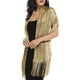 thumbnail image 4 of Chal y bufanda BANETTETA Gold para vestidos de noche y mujer, 4 of 6