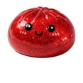 thumbnail image 2 of Dumplings Stress Balls, Giant Glitter Squishies, Soft Squeeze Decompression Dough with Food Steamer, 3.7 inch Red Crazy Gifts for Fun, 2 of 6