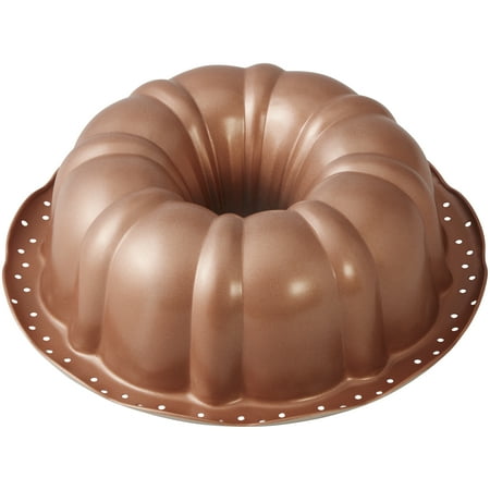 Vintage Barware - Wilton Vintage Copper Fluted Tube Pan, 9.7 in.