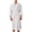 (New1)White, variant on Men's Loose Waffle Kimono Style Robe, Soft Cozy Long Sleeve Casual Sleepwear with Pockets Drawstring Waist