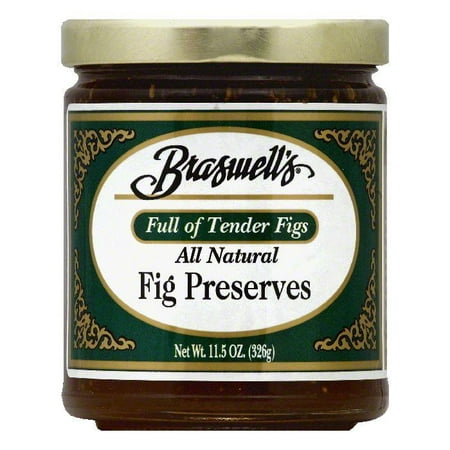 Braswells Fig Preserves, 11.5 OZ (Pack of 6) (Best Fig Jam Brand)