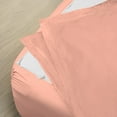 thumbnail image 2 of Sheet has Zipper Fitted Sheet, (King Size 76x80) 24 Inch Deep Pocket, 100% Egyptian Cotton, 800 TC, Solid Peach Color., 2 of 9