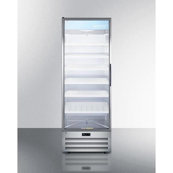 Accucold ACR1718LH 28" Medical Stainless Steel Pharmacy Refrigerator, 17.0 Cu.Ft., Left Hinged