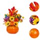 thumbnail image 3 of Calabaza de Halloween, modelo de calabaza falsa, adorno de calabaza artificial decorativo, decoración de Halloween para escritorio, hogar, regalos Estilo C, 3 of 6