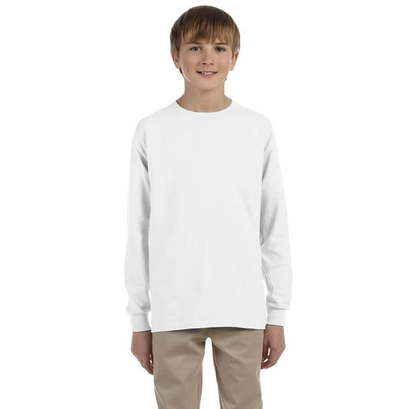Jerzees Youth 5.6 oz. DRI-POWER ACTIVE Long-Sleeve T-Shirt - 29BL