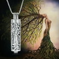 thumbnail image 4 of Personlized Tree of Life Urn Necklace for Ashes Keepsake Memorial Cylinder Cremation Pendant Necklaces for Human Ashes Women Gifts w/Funnel Filler Memorial Jewelry Gifts, 4 of 8