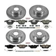 thumbnail image 3 of PowerStop Front and Rear Z23 Evolution Sport Carbon-Fiber Ceramic Brake Pad and Drilled & Slotted Rotor Kit Fits: BMW Select Models K7024, 3 of 10