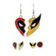 thumbnail image 1 of Set de pendientes esmaltados de Deadpool y Wolverine de Marvel Studios, 1 of 6