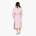thumbnail image 5 of Tirrinia Women's Plush Soft Robe - Fluffy, Warm, and Fleece Sherpa Shaggy Bathrobe for Ultimate Comfort, Machine Washable, Large Size, Pink, 5 of 7