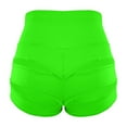 thumbnail image 2 of Yanyanz Yogalicious Leggings for Women, Women's Fashion Tight High Waist Sports Three Point Hot Pants Hollow Women's Casual Pants Yoga Shorts Green M, 2 of 6