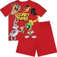 thumbnail image 2 of Looney Tunes Boy's Bugs Bunny T-Shirt and Shorts Bundle Clothing Set- Little and Big Boys Sizes 4-20, 2 of 9