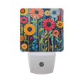 thumbnail image 6 of Yayeee LED Plug in Night Light for The Home with Auto Dusk to Dawn Light Sensors, 2 Pack, Orange Colorful Flowers, 6 of 6