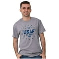 thumbnail image 4 of US Air Force Fly Fight Win Logo Men's Graphic T Shirt Tees Brisco Brands S, 4 of 5
