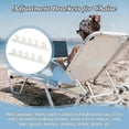 thumbnail image 5 of 4 Pcs Multi Position Adjustment Brackets 5 Position Adjustable Chaise Lounge Bracket Replacement Part for Outdoor Patio Lounge Back Support Plastic Pa, 5 of 5