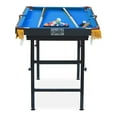 thumbnail image 3 of RACK Leo 4 Foot Folding Classic Billiard Pool Table Multi Player Game Set, Green, 3 of 5