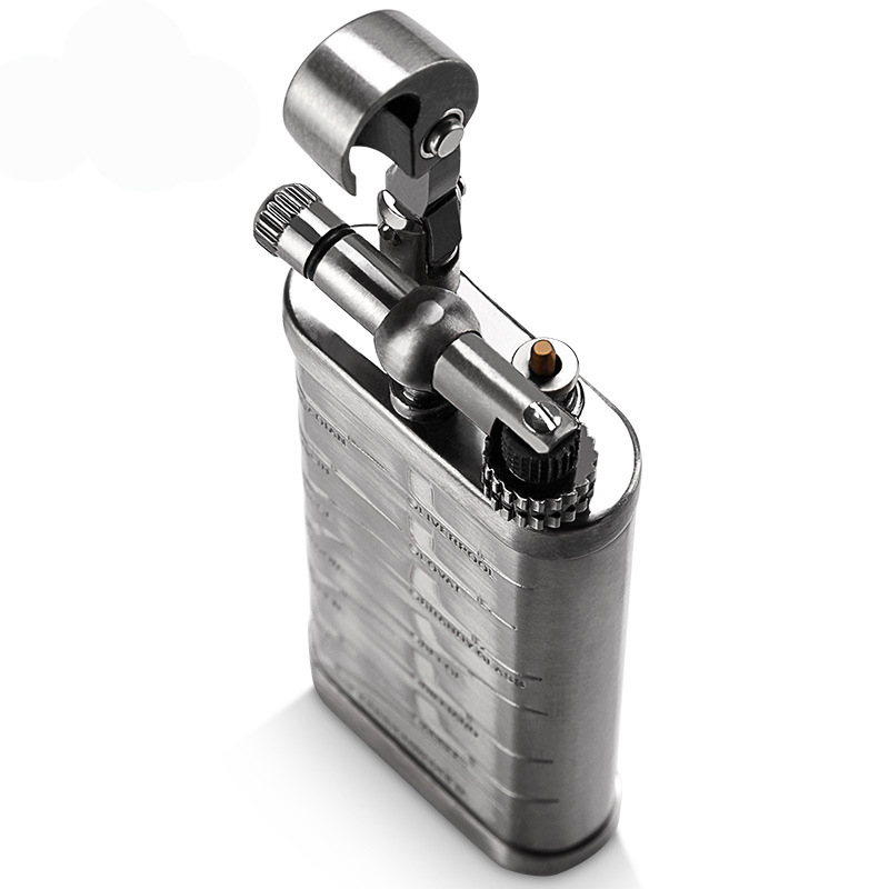 Pipe Lighter Windproof Straight Punch Vintage Lighter Gift Box Packaging