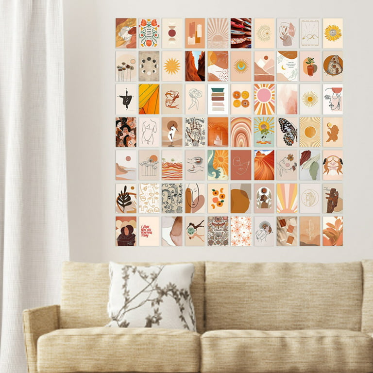  Rose Gold Aesthetic Wall Collage Kit - by Boho Cove, 60 Set  4x6 inch