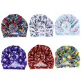 thumbnail image 2 of Baby Turban Floral Hat for Baby Wearing 6Pcs Assorted Color Headwraps, 2 of 5