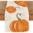 thumbnail image 1 of Mantel de para Halloween, Mantel rectangular de Halloween | Decoración de mesa de calabaza, brujas | Decoración de mesa para fiestas de Halloween33*275cm, 1 of 5