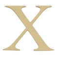 thumbnail image 1 of Package of 1, 20 Inch X 1" Baltic Birch Chi Greek Letter For Art & Craft Project, Made in USA, 1 of 1