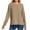 Brown, variant on Knit Crew Neck Tops for Women Casual Loose Solid Color Long Sleeve Pullover Shirt Fashion Fall Lounge Basic Tee (Wine 2XL)