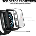 thumbnail image 3 of Apple Watch Case Series 3/2/1 for 38mm with Built-in Tempered Glass Screen Protector (All Watch Series), Guard Bumper Full coverage Cover for Apple Watch Case, Color Light Pink, 3 of 7