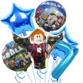 thumbnail image 1 of Roblox Birthday Party Decoration Supplies Roblox Celebration Game Balloons Disposable Tableware Plates Cups Baby Shower Toys, 1 of 5